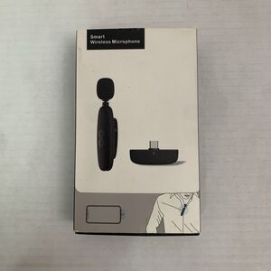 BRAND NEW Smart Wireless Microphone Wireless Lavalier Microphone BLACK